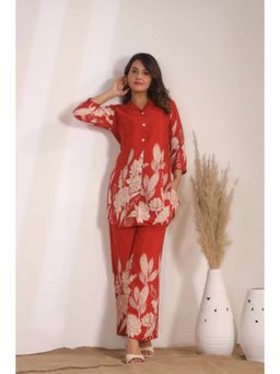 Autumnlane - Sylvie Scarlet Printed Co-Ord Set