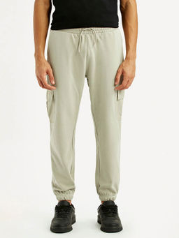 Levi's - Grey Solid Mid Waist Joggers