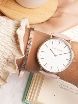 Joker and Witch - Joker & Witch Pink Panther Watch Bracelet Stack For Women (Pack of 2) (JWBS393)