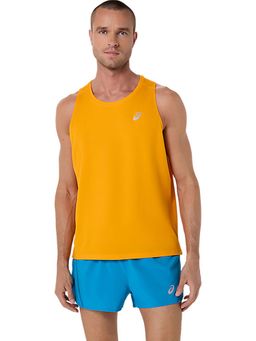 ASICS - Yellow Polyester Regular Tank