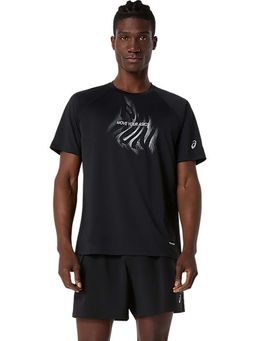 ASICS - Black Polyester Regular T-Shirt