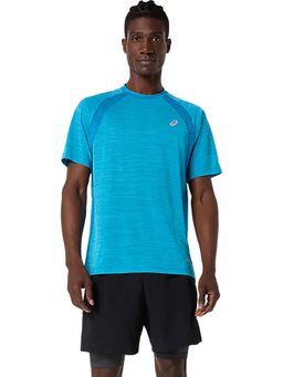 ASICS - Blue Polyester Regular T-Shirt