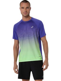 ASICS - Blue Polyester Regular T-Shirt