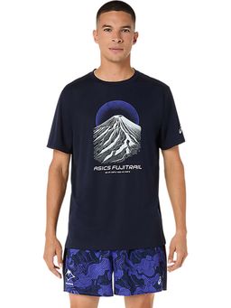 ASICS - Navy Blue Polyester Regular T-Shirt