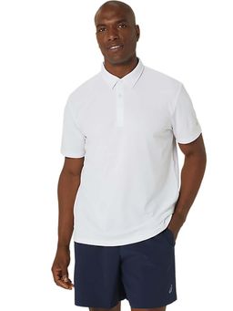 ASICS - White Polyester Regular Polo T-Shirt