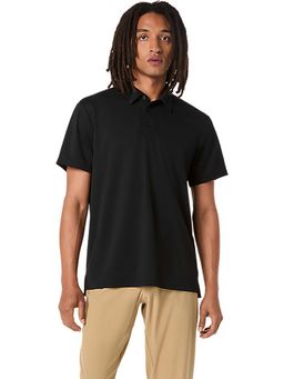 ASICS - Black Polyester Regular Polo T-Shirt
