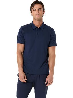 ASICS - Blue Polyester Regular Polo T-Shirt
