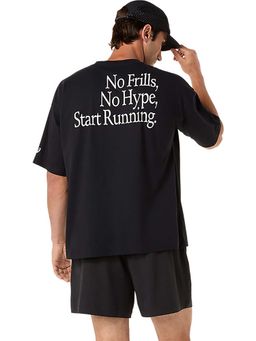 ASICS - Black Cotton Relaxed T-Shirt