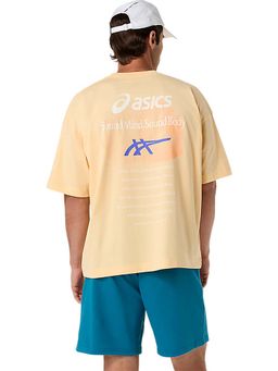 ASICS - Orange Cotton Relaxed T-Shirt