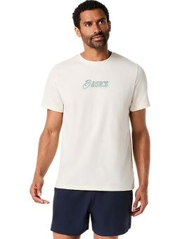 ASICS - White Cotton Regular T-Shirt
