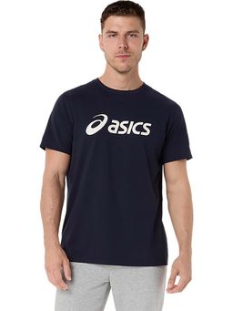 ASICS - Navy Blue Cotton Regular T-Shirt
