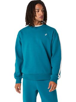 ASICS - Blue Cotton Regular Sweatshirt