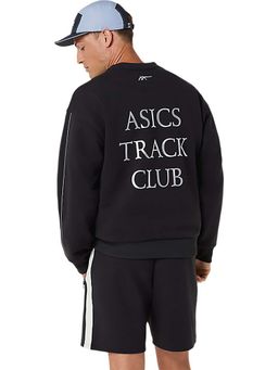 ASICS - Black Cotton Regular Sweatshirt
