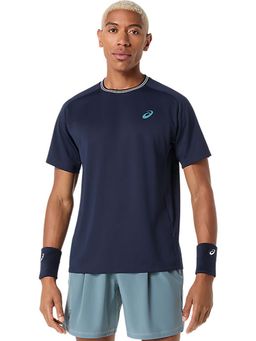 ASICS - Navy Blue Polyester Regular T-Shirt