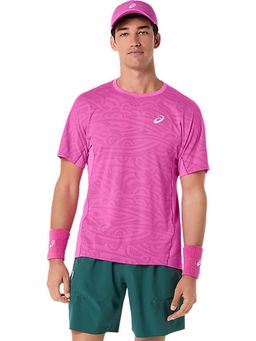 ASICS - Pink Polyester Slim T-Shirt