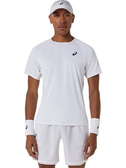 ASICS - White Polyester Slim T-Shirt