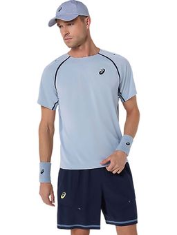 ASICS - Blue Polyester Slim T-Shirt