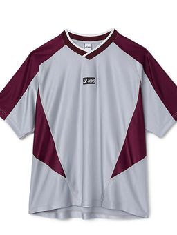 ASICS - Grey Polyester Relaxed T-Shirt