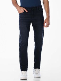 Jack & Jones - Blue Cotton Blend Jeans