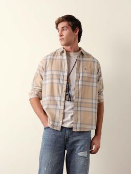 The Bear House - Multi-Color Cotton Regular Shirt