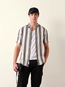 The Bear House - Multi Color Viscose Regular Shirt