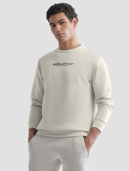 U.S. POLO ASSN. - Beige Cotton Regular Sweatshirt