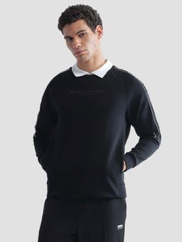 U.S. POLO ASSN. - Black Cotton Regular Sweatshirt