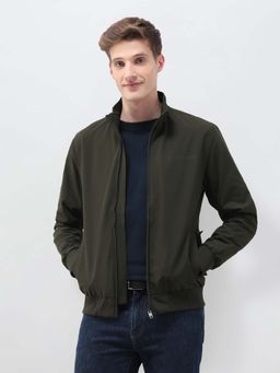 U.S. POLO ASSN. - Green Polyester Regular Jacket