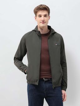 U.S. POLO ASSN. - Green Polyester Regular Jacket