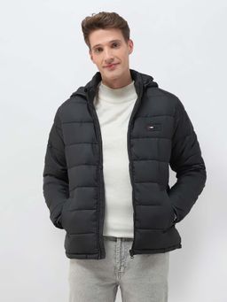 U.S. POLO ASSN. - Black Nylon Regular Puffer Jacket