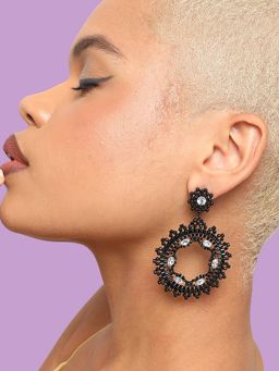 Sohi - Contemporary Stone Drop Earrings