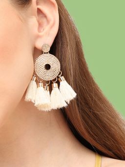 Sohi - Gold-Plated Contemporary Drop Earrings