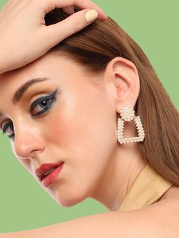 Sohi - Gold-Toned Contemporary Gold Plated Drop Earrings