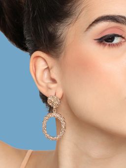 Sohi - Gold-Toned Contemporary Gold-Plated Drop Earrings