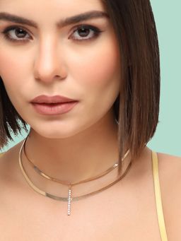 Sohi - Gold-Toned Gold-Plated Layered Chain