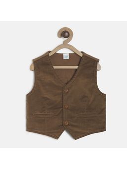 MINI KLUB - Kids Boys Brown Waistcoat