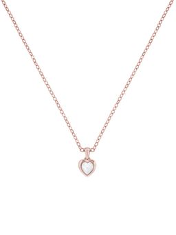 Ted Baker - Hannela Rose Gold Tone Crystal Heart Pendant