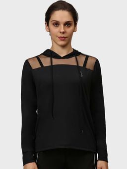 Campus Sutra - Black Solid Jacket