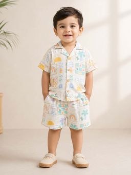 My Milestones - Positano Postcard Multi-Color Co-Ord Set