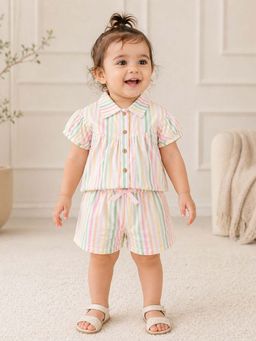 My Milestones - Gelato Striped Multi-Color Co-Ord Set