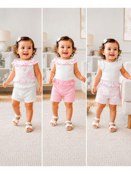 My Milestones - Petit Fleur Multi-Color Shorts (Pack of 3)