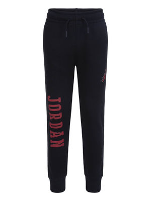 Marled Knit Contrast Capri Joggers