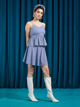 Virgio - Glam Cotton Checked Co-Ords (Set of 2)