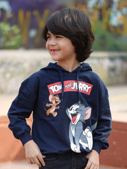 Napchief - Tom and Jerry Classic Hoodie Navy Blue