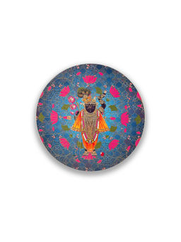 EXPRESSION GIFTING - Blue Wooden Round Placemat