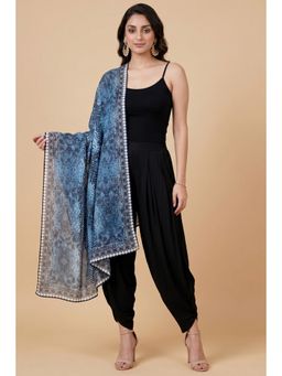 First Resort by Ramola Bachchan - Blue Python Print Stole