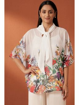 First Resort by Ramola Bachchan - Multi-color Floral Top