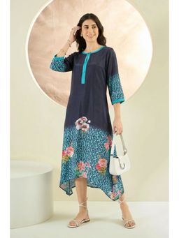 First Resort by Ramola Bachchan - Printed Midi Dress