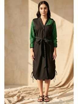First Resort by Ramola Bachchan - Print Shirt Dress with Belt (Set of 2)