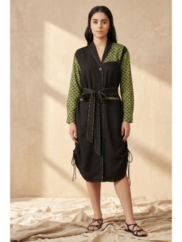 First Resort by Ramola Bachchan - Print Shirt Dress with Belt (Set of 2)